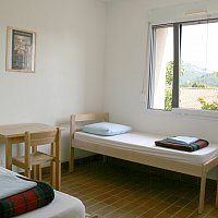 Chambre  2 lits au rez de chausse - Val de l'Hort