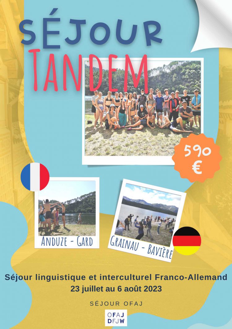 Un séjour linguistique franco-Allemand cet été !