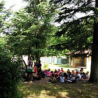 Enfants dans le parc Val de l'Hort