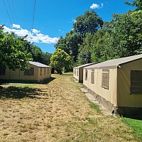 Les marabouts, tentes am�nag�es - h�bergement estival - Val de l\'Hort