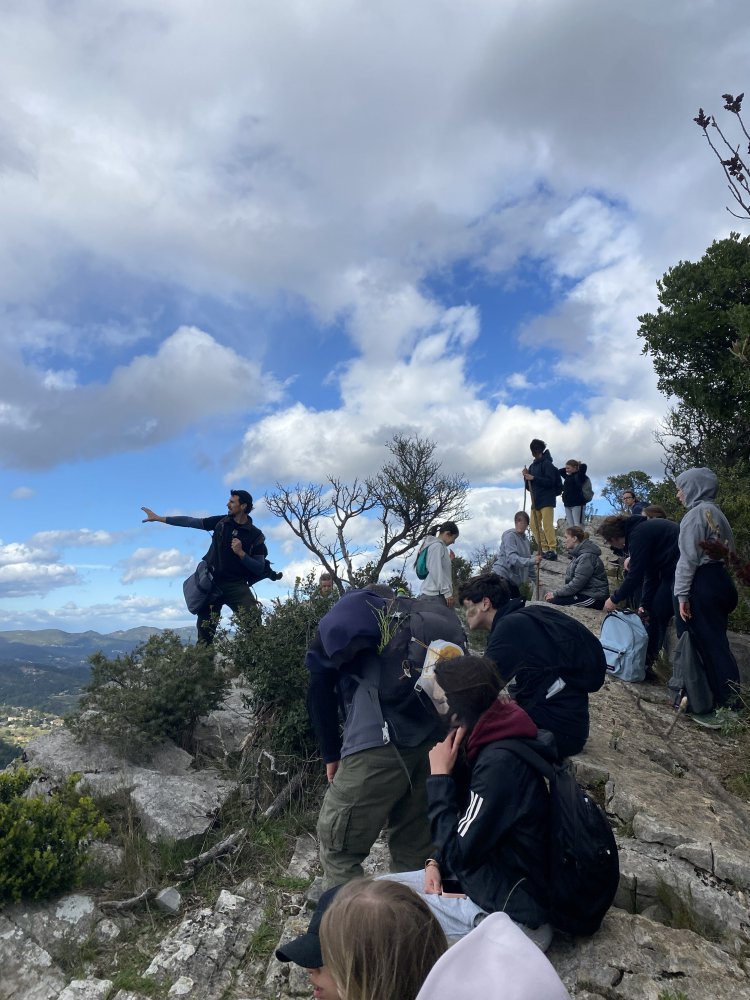 Stage de terrain g�ologie lyc�ens Val de l'Hort