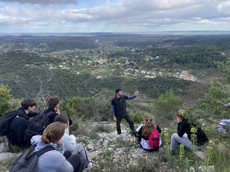 Stage de terrain g�ologie lyc�e C�vennes