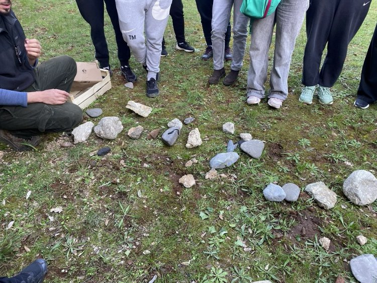Photo stage de terrain g�ologie terminale Val de l'Hort